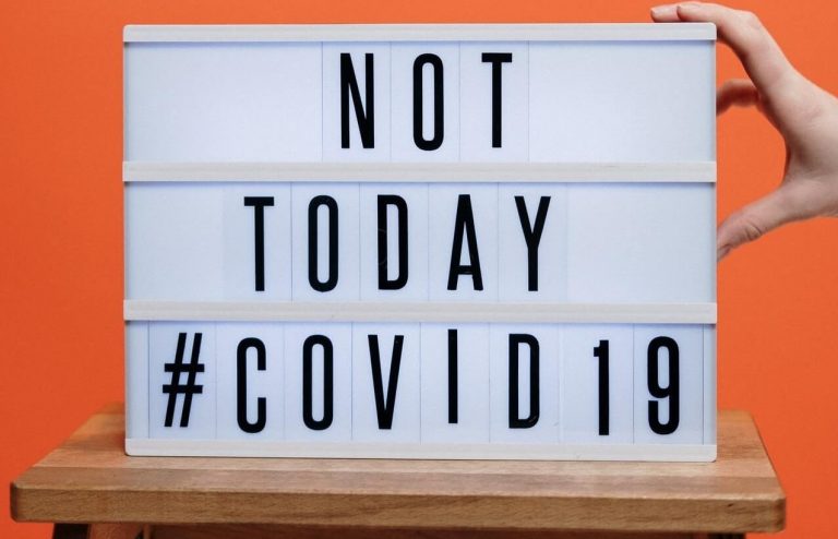 Covid 19 Not Today Sign