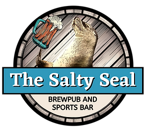 The Salty Seal logo transparent